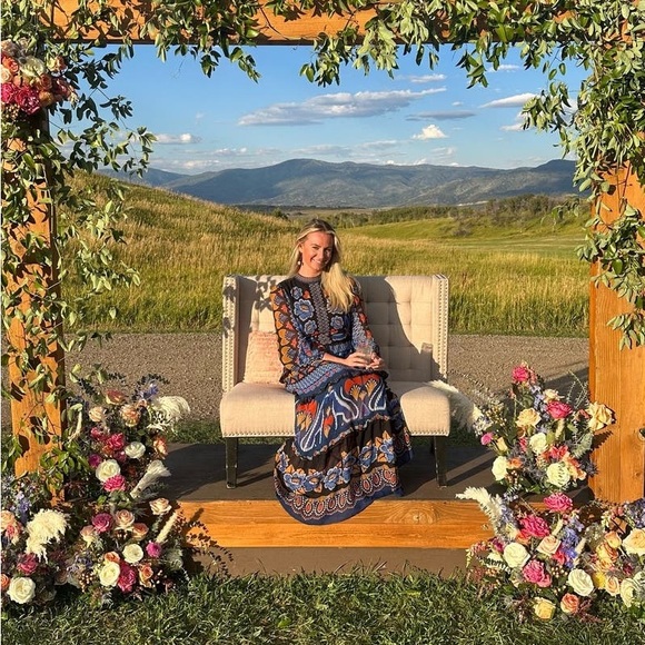 FARM Rio Vibrant Long Sleeve Maxi Dress - Picture 12 of 14